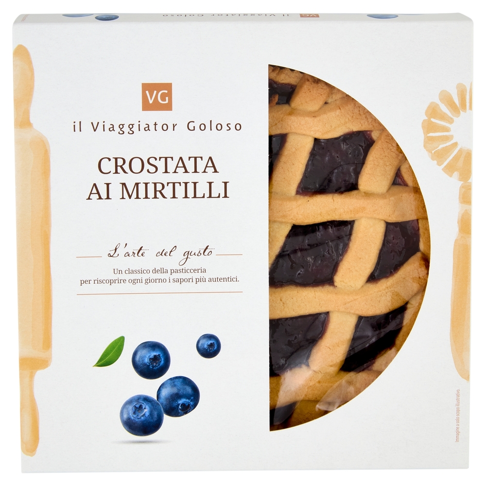 Crostata ai Mirtilli il Viaggiator Goloso
